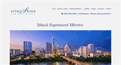 Desktop Screenshot of erinshinnlaw.com